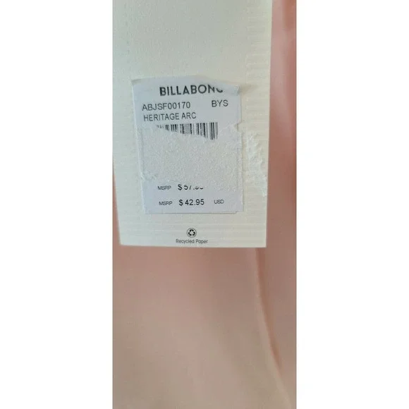 NWT Billabong Heritage Arc Graphic crew neck Sweatshirt Blush Pink Small - Picture 6 of 8